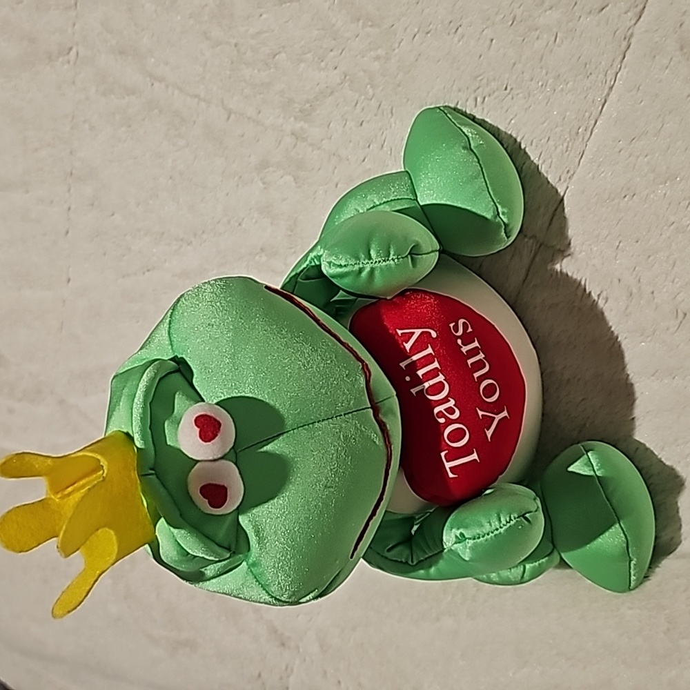 Moshi pellet filled Toadily Yours Frog Prince